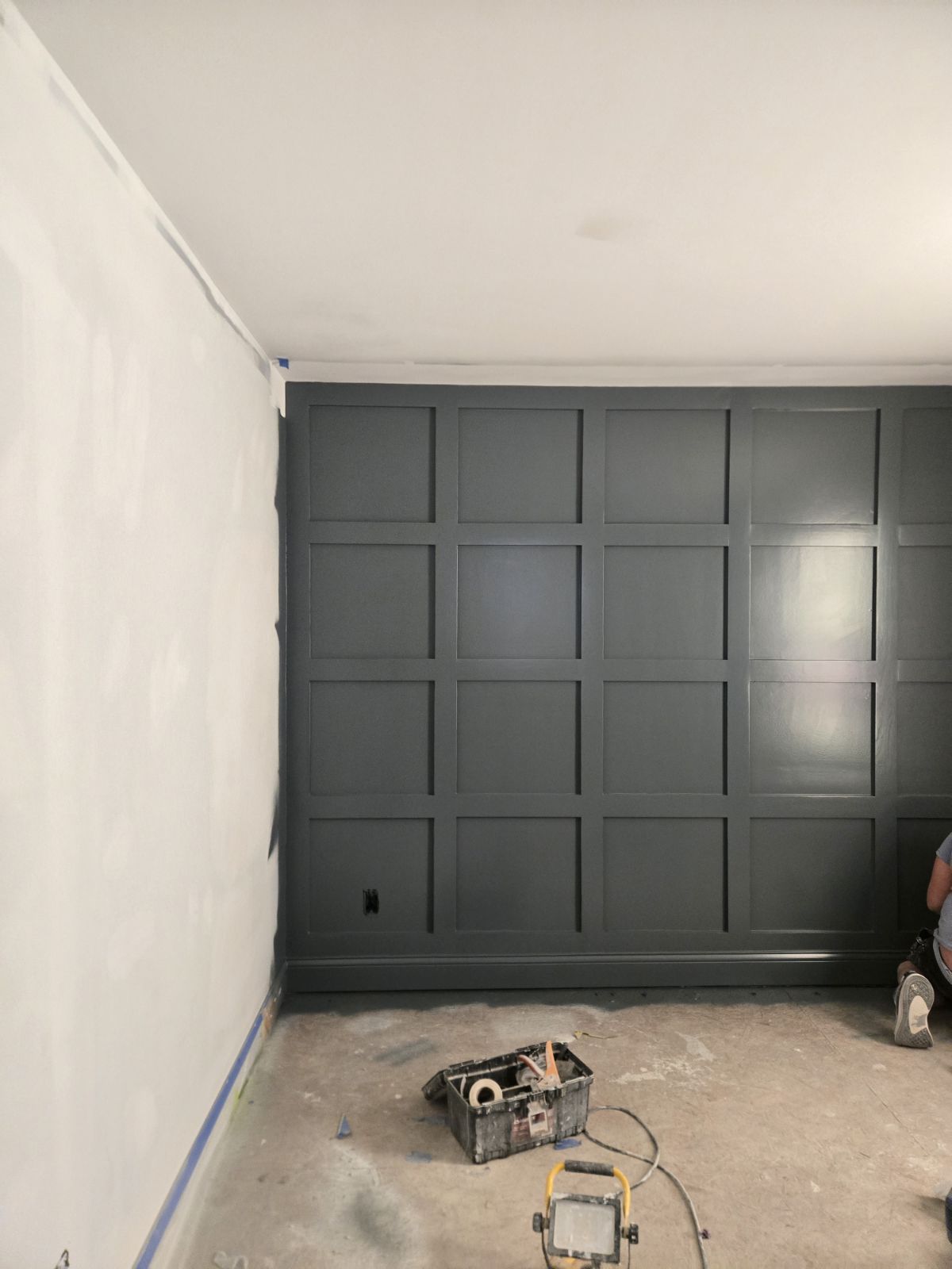 accent wall interior painting project in Columbus Ohio modern residential design