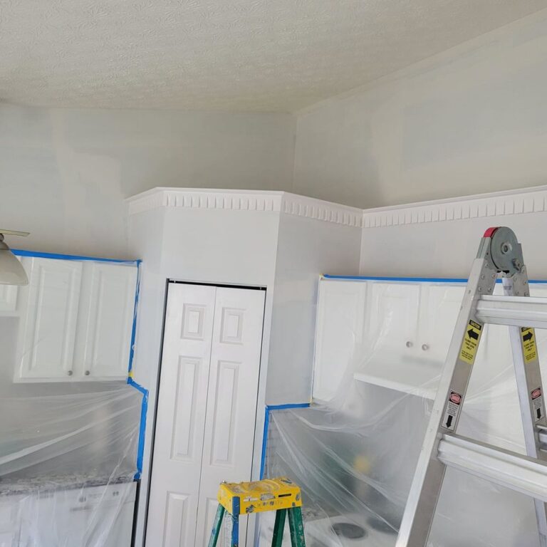 kitchen painting project in Dublin Ohio